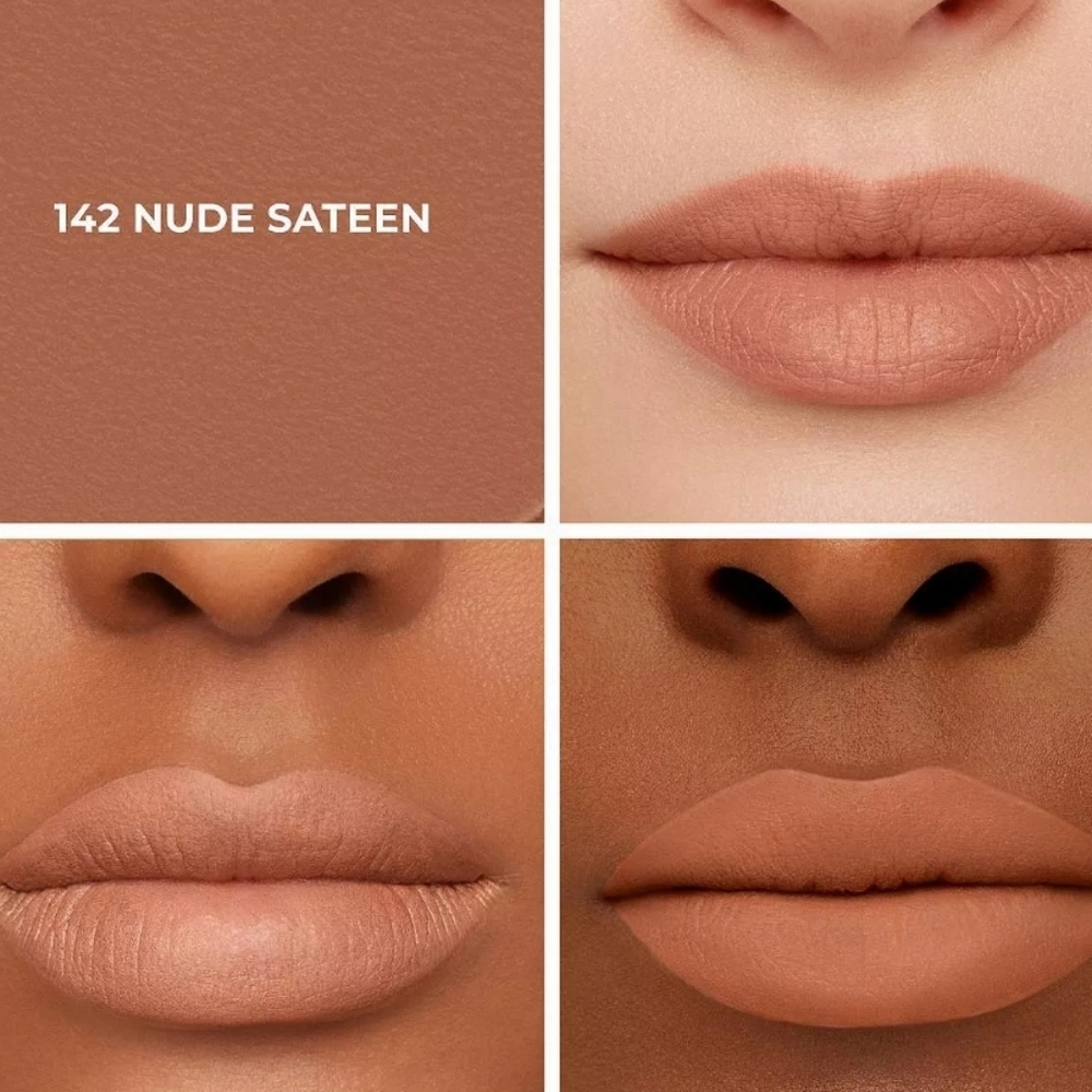 Laura Mercier Caviar Smoothing Matte Lipstick: Nude Sateen (143), .13oz, NIB - Picture 3 of 8